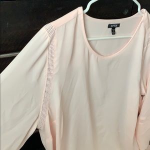 Blush tone blouse